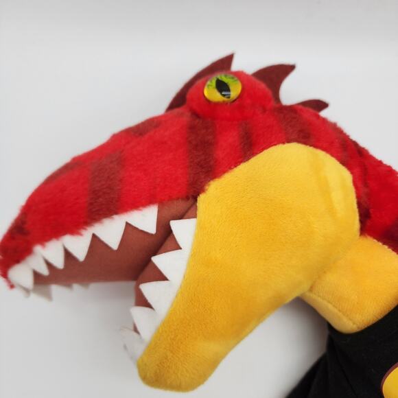 Build A Bear Raptor Red Dinosaur Plush 19" Dino T-shirt Stuffed Animal BAB 2022 - Picture 9 of 14